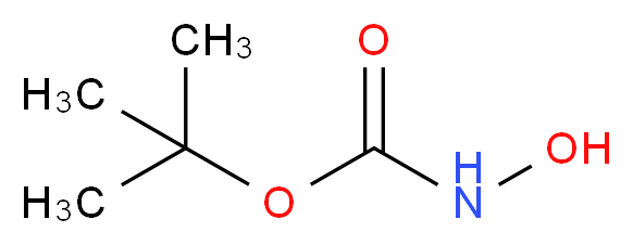 tert-butyl N-hydroxycarbamate_分子结构_CAS_36016-38-3