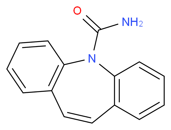 2-azatricyclo[9.4.0.0^{3,8}]pentadeca-1(11),3(8),4,6,9,12,14-heptaene-2-carboxamide_分子结构_CAS_298-46-4