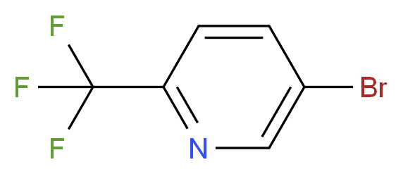 5-bromo-2-(trifluoromethyl)pyridine_分子结构_CAS_436799-32-5