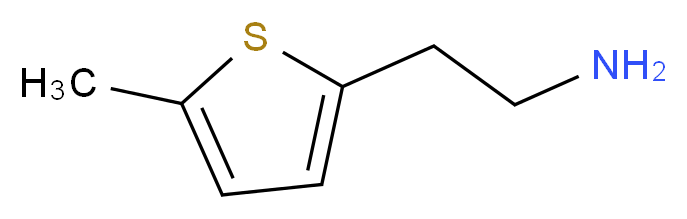 2-(5-methyl-2-thienyl)ethanamine_分子结构_CAS_30433-92-2)