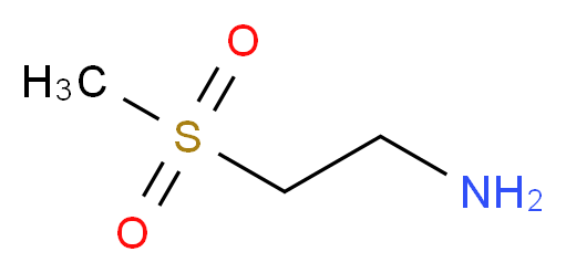 2-methanesulfonylethan-1-amine_分子结构_CAS_104458-24-4