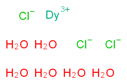 水合氯化镝(III)_分子结构_CAS_)