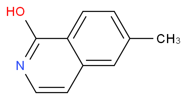 6-methylisoquinolin-1-ol_分子结构_CAS_131002-10-3