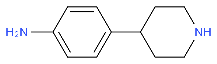 4-(piperidin-4-yl)aniline_分子结构_CAS_113310-52-4