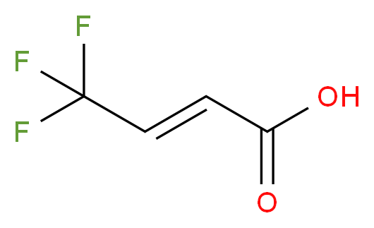 (2E)-4,4,4-trifluorobut-2-enoic acid_分子结构_CAS_71027-02-6