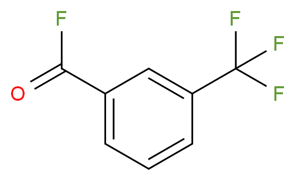 3-(Trifluoromethyl)benzoyl fluoride_分子结构_CAS_328-99-4)