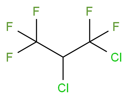 1,2-Dichloro-1,1,3,3,3-pentafluoropropane_分子结构_CAS_431-86-7)