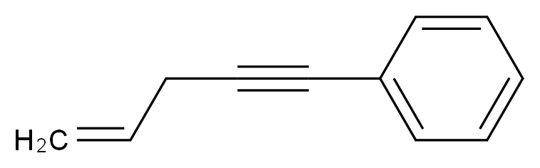 pent-4-en-1-yn-1-ylbenzene_分子结构_CAS_4289-20-7