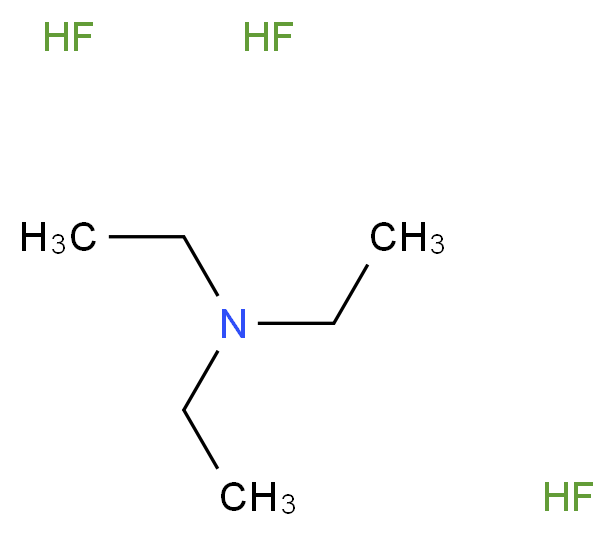 三乙基胺 三氢氟酸盐_分子结构_CAS_73602-61-6)