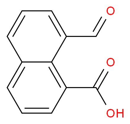 1,8-萘酚醛酸_分子结构_CAS_5811-87-0)