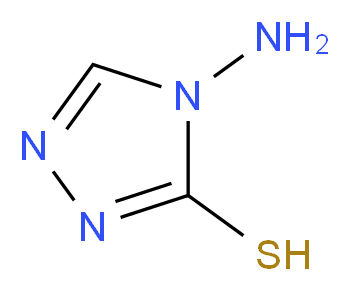 4-amino-4H-1,2,4-triazole-3-thiol_分子结构_CAS_4343-75-3