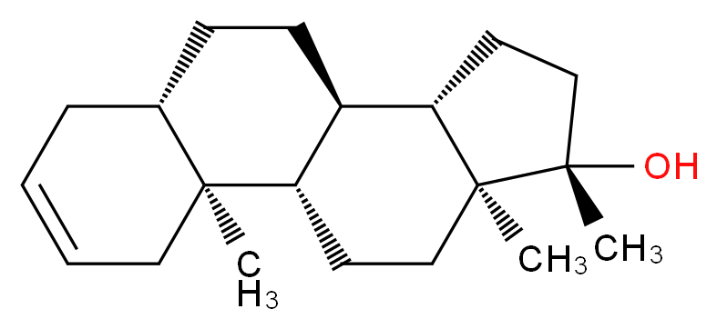(1S,2S,7S,10R,11S,14S,15S)-2,14,15-trimethyltetracyclo[8.7.0.0<sup>2</sup>,<sup>7</sup>.0<sup>1</sup><sup>1</sup>,<sup>1</sup><sup>5</sup>]heptadec-4-en-14-ol_分子结构_CAS_3275-64-7