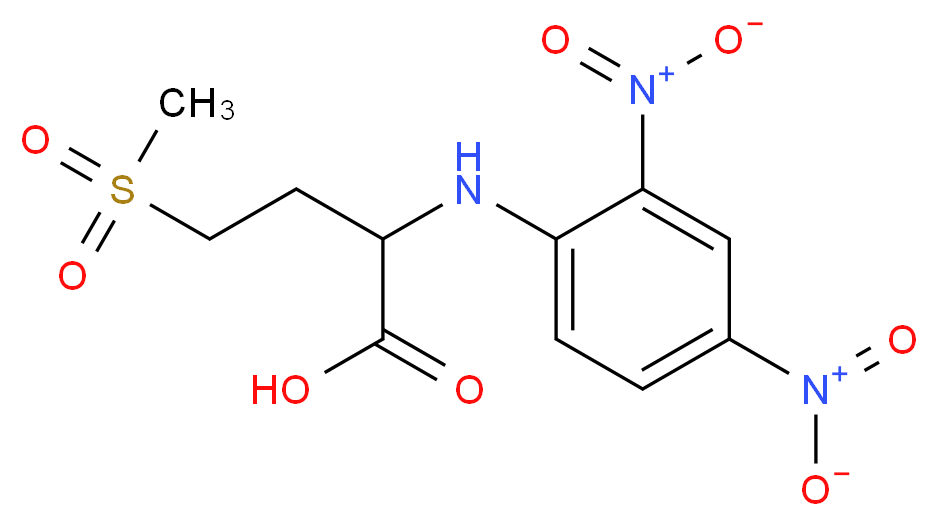 DNP-DL-methionine sulfone_分子结构_CAS_16068-18-1)