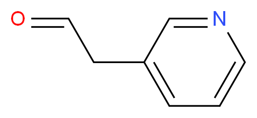 2-(pyridin-3-yl)acetaldehyde_分子结构_CAS_42545-63-1