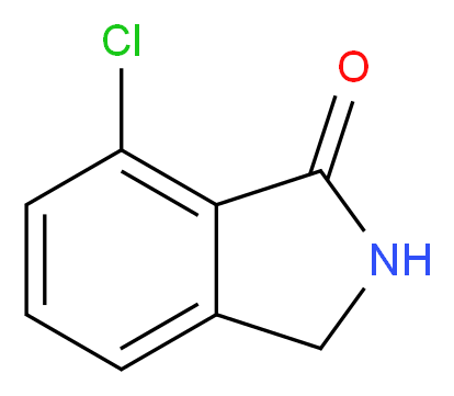 7-chloro-2,3-dihydro-1H-isoindol-1-one_分子结构_CAS_658683-16-0