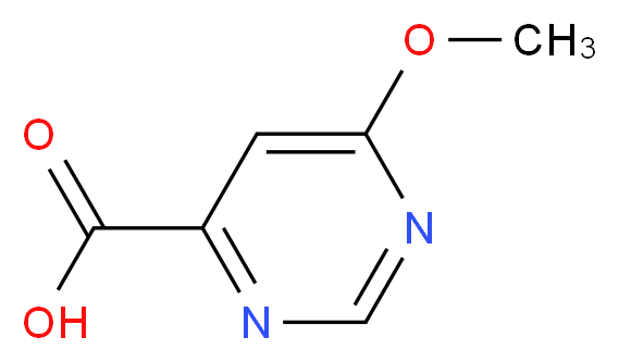 6-methoxypyrimidine-4-carboxylic acid_分子结构_CAS_38214-45-8