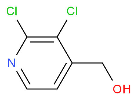 (2,3-dichloropyridin-4-yl)methanol_分子结构_CAS_329794-25-4