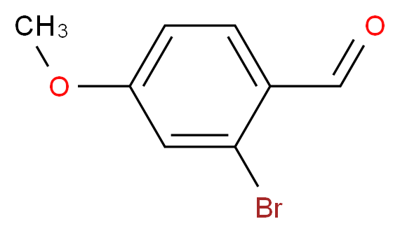 2-bromo-4-methoxybenzaldehyde_分子结构_CAS_43192-31-0