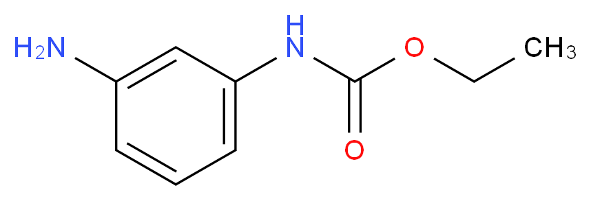 ethyl N-(3-aminophenyl)carbamate_分子结构_CAS_68621-73-8