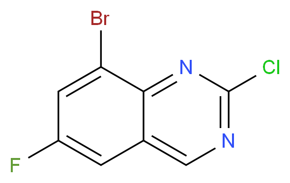 8-Bromo-2-chloro-6-fluoroquinazoline_分子结构_CAS_953039-63-9)