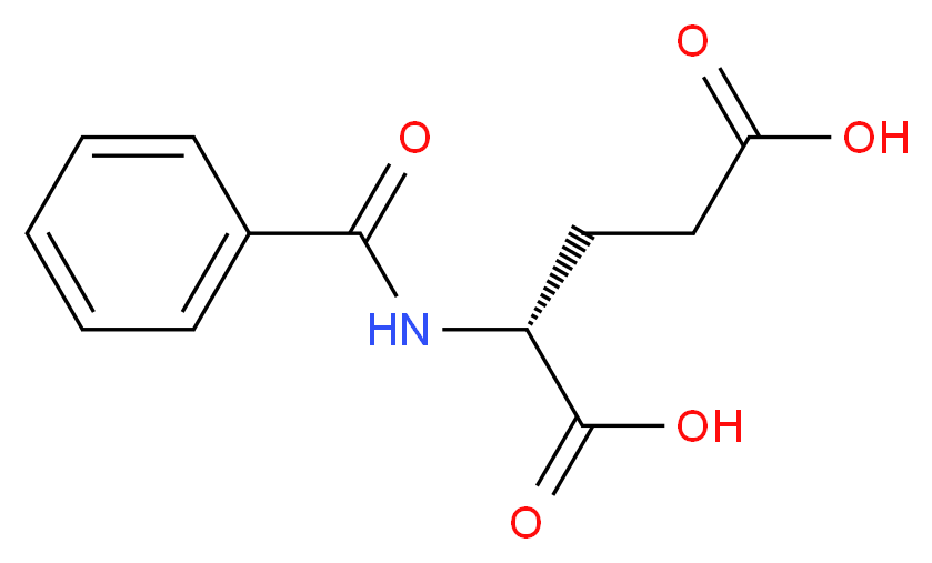 N-Benzoyl-L-glutamic acid_分子结构_CAS_6094-36-6)