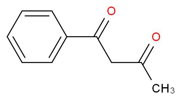 1-phenylbutane-1,3-dione_分子结构_CAS_93-91-4