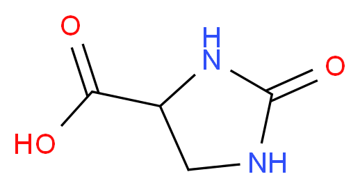 2-oxoimidazolidine-4-carboxylic acid_分子结构_CAS_41371-53-3