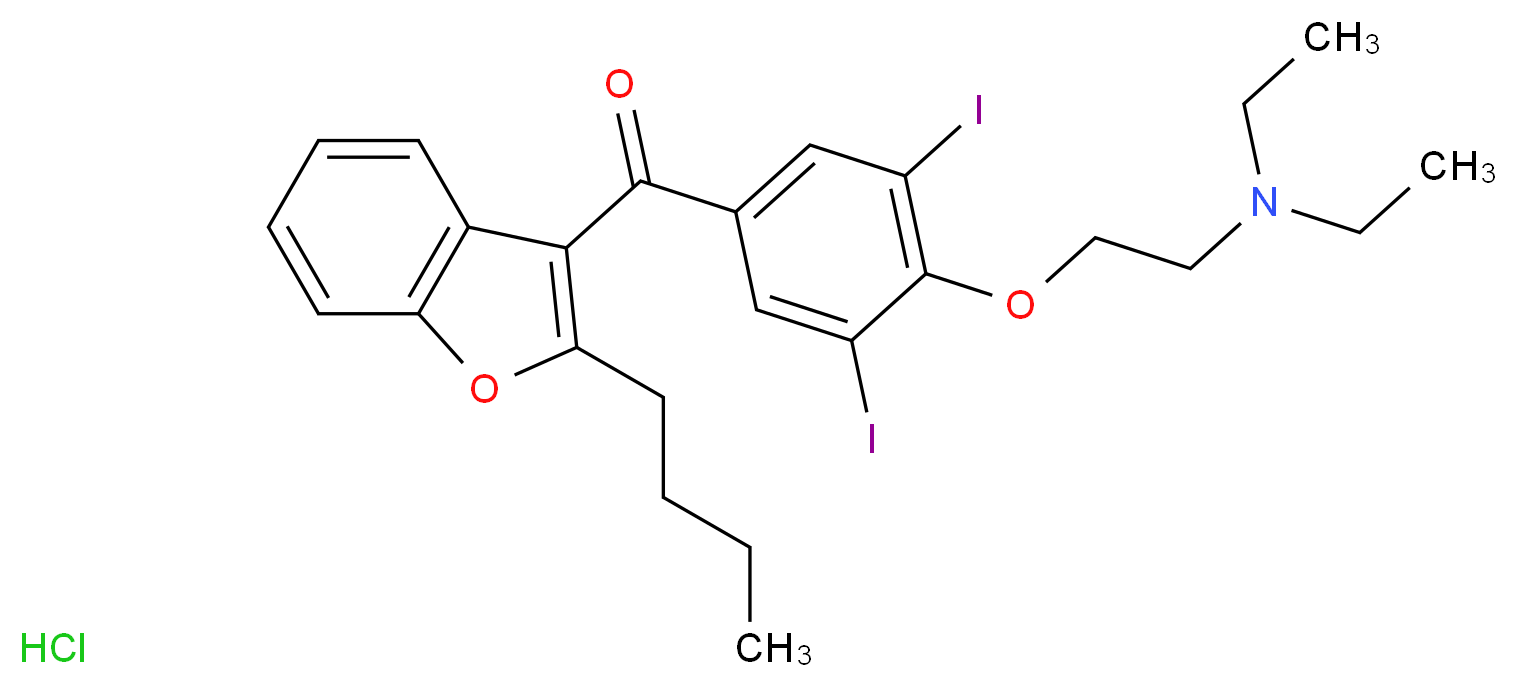 AMIODARONE_分子结构_CAS_1951-25-3)