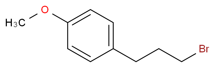1-(3-bromopropyl)-4-methoxybenzene_分子结构_CAS_57293-19-3