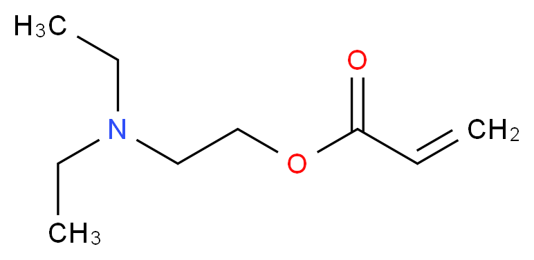 2-(二乙氨基)丙烯酸乙酯_分子结构_CAS_2426-54-2)