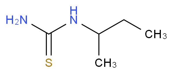 (butan-2-yl)thiourea_分子结构_CAS_6814-99-9