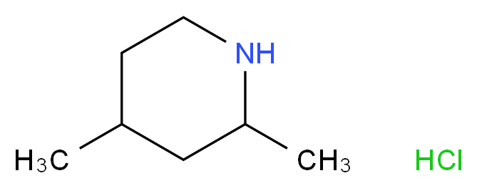 2,4-Dimethylpiperidine hydrochloride_分子结构_CAS_91846-47-8)