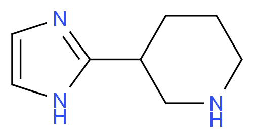 3-(1H-imidazol-2-yl)piperidine_分子结构_CAS_)