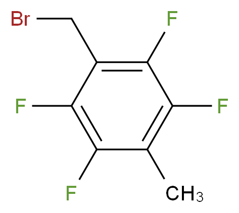 4-甲基-2,3,5,6-四氟溴苄溴_分子结构_CAS_92814-00-1)