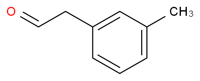 2-(3-methylphenyl)acetaldehyde_分子结构_CAS_72927-80-1