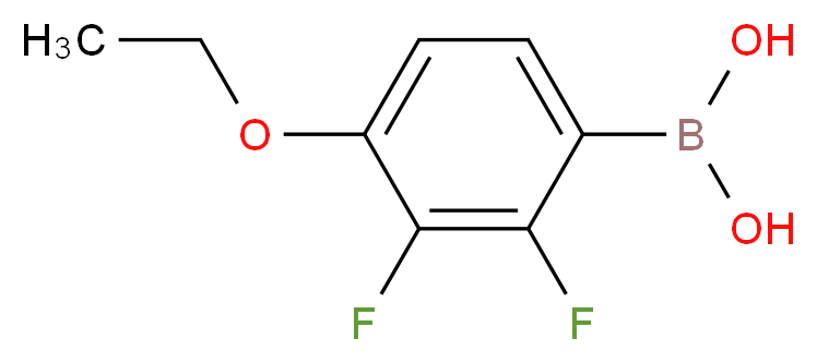 2,3-Difluoro-4-ethoxyphenylboronic acid_分子结构_CAS_212386-71-5)