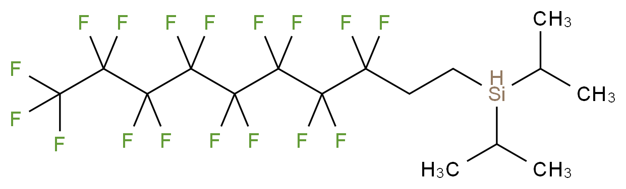 (3,3,4,4,5,5,6,6,7,7,8,8,9,9,10,10,10-heptadecafluorodecyl)bis(propan-2-yl)silane_分子结构_CAS_356056-15-0