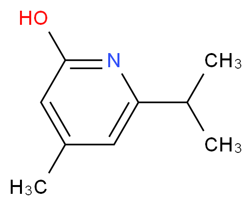 4-methyl-6-(propan-2-yl)pyridin-2-ol_分子结构_CAS_56062-03-4