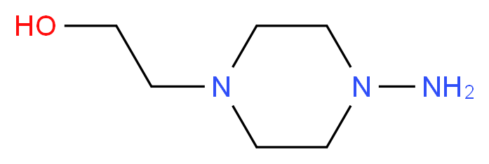 2-(4-aminopiperazin-1-yl)ethan-1-ol_分子结构_CAS_3973-70-4