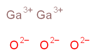 氧化镓, Puratronic&reg;_分子结构_CAS_12024-21-4)