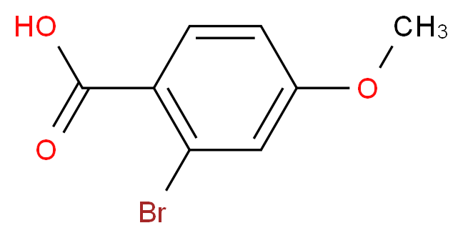 2-bromo-4-methoxybenzoic acid_分子结构_CAS_74317-85-4