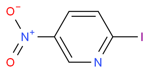 2-iodo-5-nitropyridine_分子结构_CAS_28080-54-8