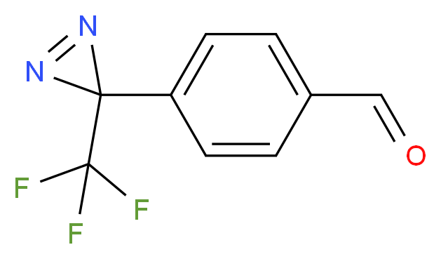 4-[3-(Trifluoromethyl)-3H-diazirin-3-yl]benzaldehyde _分子结构_CAS_128886-88-4)