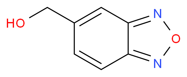 2,1,3-benzoxadiazol-5-ylmethanol_分子结构_CAS_59660-56-9)