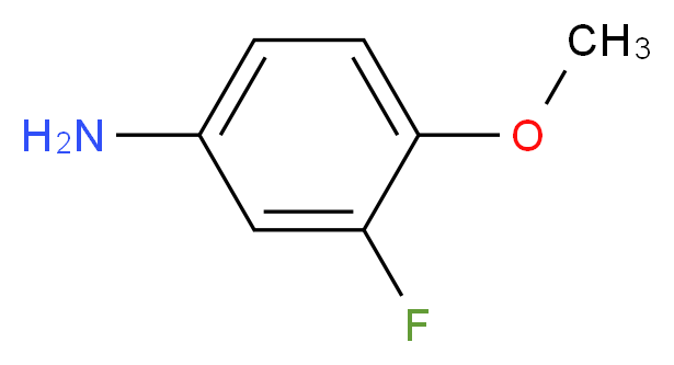 3-Fluoro-4-methoxyaniline_分子结构_CAS_366-99-4)