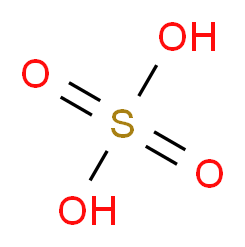 硫酸根标准浓缩液 10.00g SO42-_分子结构_CAS_7664-93-9)