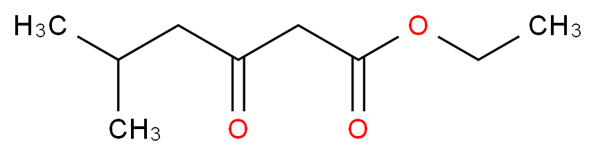 ethyl 5-methyl-3-oxohexanoate_分子结构_CAS_34036-16-3)