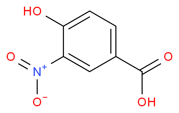 4-hydroxy-3-nitrobenzoic acid_分子结构_CAS_616-82-0