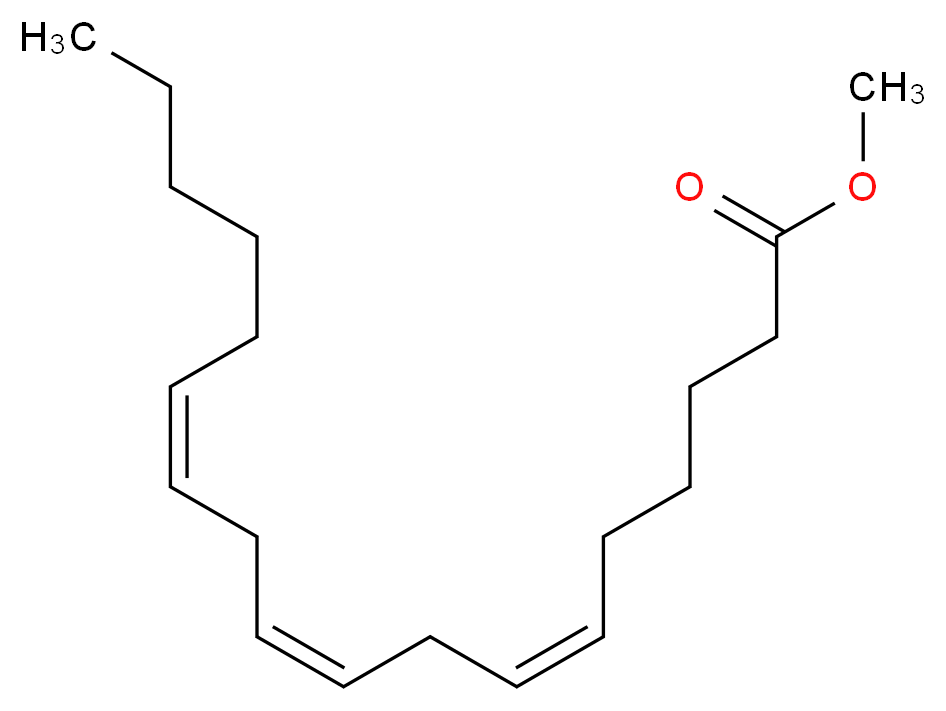 methyl (6Z,9Z,12Z)-octadeca-6,9,12-trienoate_分子结构_CAS_16326-32-2