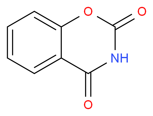 3,4-dihydro-2H-1,3-benzoxazine-2,4-dione_分子结构_CAS_2037-95-8